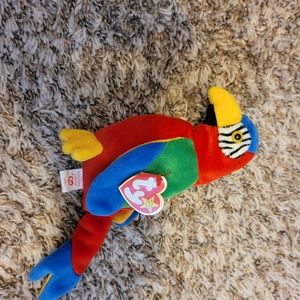 Jabber the parrot ty beanie baby